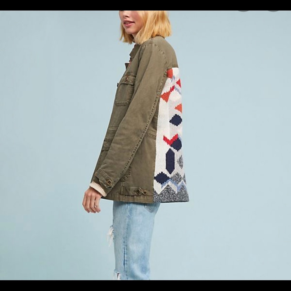 Army Sweater Back Anorak - Anthropologie